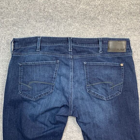 Mavi Jeans Mens 38 Marcus Slim Straight Leg High Rise Denim Stretch Cotton - Picture 10 of 16